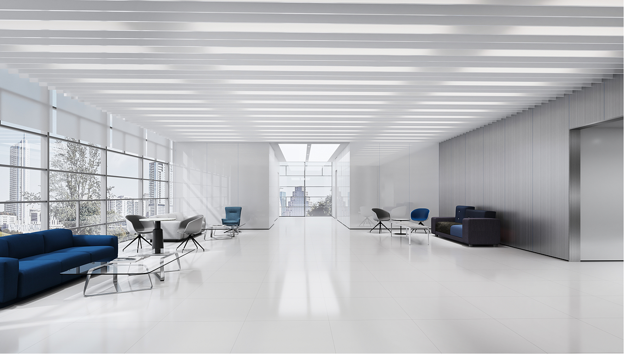 台州新吉奥总部办公楼设计 科技感十足的总部办公（图ZMzk0NTYzNTQ4） - 商业空间设计 - 站酷设计师上海非标商业空间原创素材 - 站酷ZCOOL