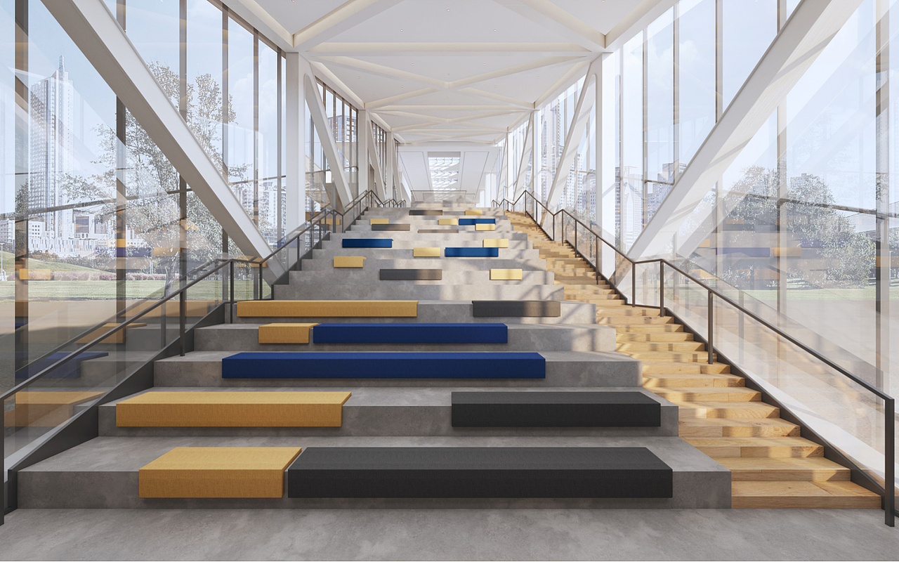 台州新吉奥总部办公楼设计 科技感十足的总部办公（图ZMzk0NTYzNTQ0） - 商业空间设计 - 站酷设计师上海非标商业空间原创素材 - 站酷ZCOOL