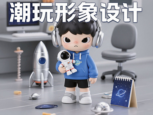 潮玩系列|形象設(shè)計(jì)（個(gè)人主頁(yè)-ZNzIzMzkzOTY=） - 產(chǎn)品攝影 - 站酷設(shè)計(jì)師心嘆原創(chuàng)素材 - 站酷ZCOOL