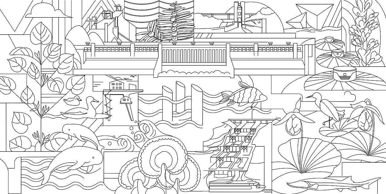三峡文创插画（图ZMzk0NTY0OTA4） - 商业插画 - 站酷设计师銀奇美術原创素材 - 站酷ZCOOL