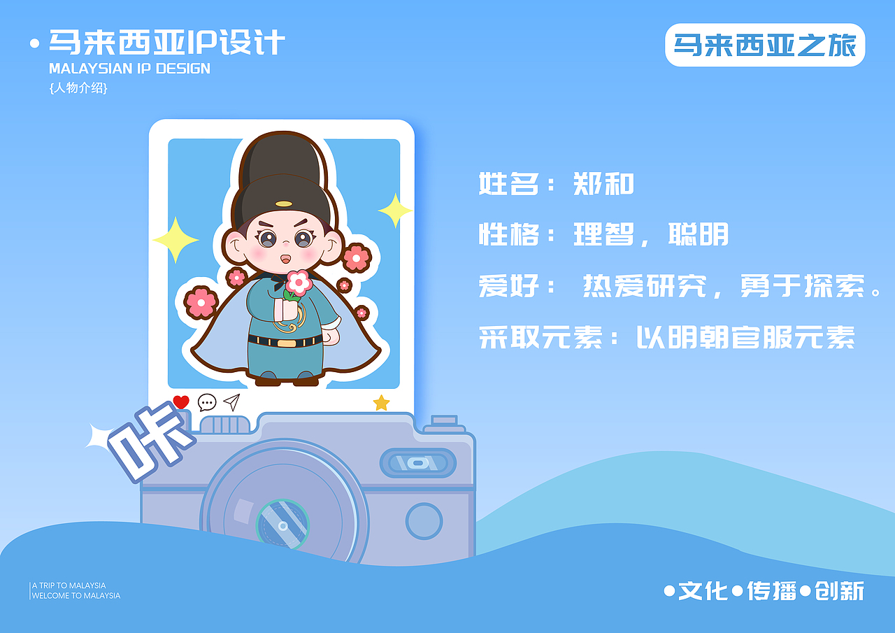 马来西亚文旅IP设计（图ZMzk0NTY3MDY0） - IP形象 - 站酷设计师阿甜a原创素材 - 站酷ZCOOL