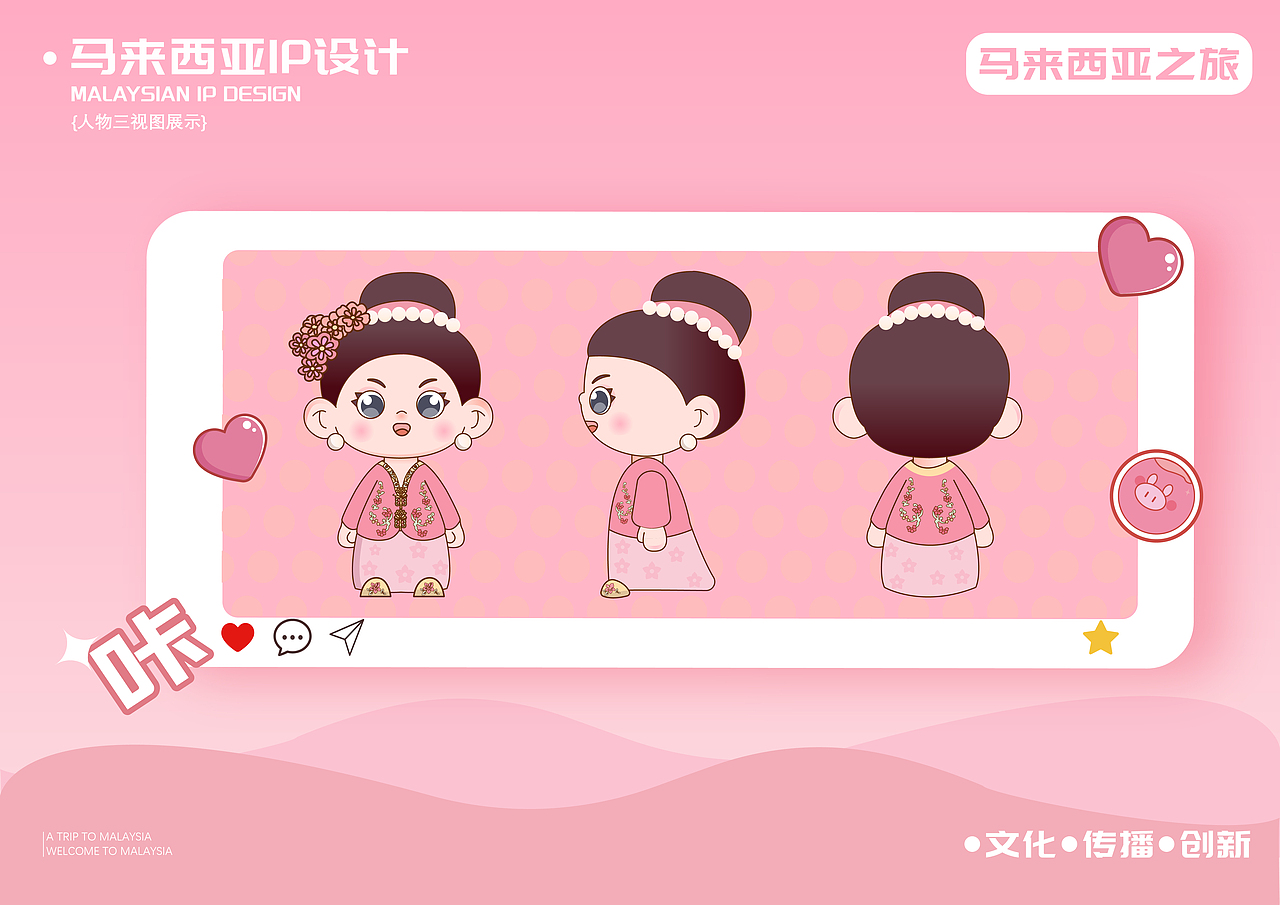 马来西亚文旅IP设计（图ZMzk0NTY3MTEy） - IP形象 - 站酷设计师阿甜a原创素材 - 站酷ZCOOL
