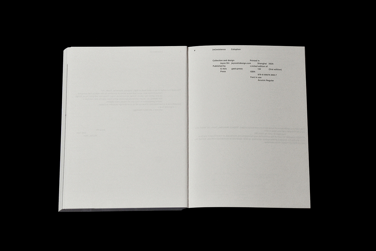 (re)existence（图ZMzk0NTcwMjg0） - 书籍/画册 - 站酷设计师鸚也原创素材 - 站酷ZCOOL
