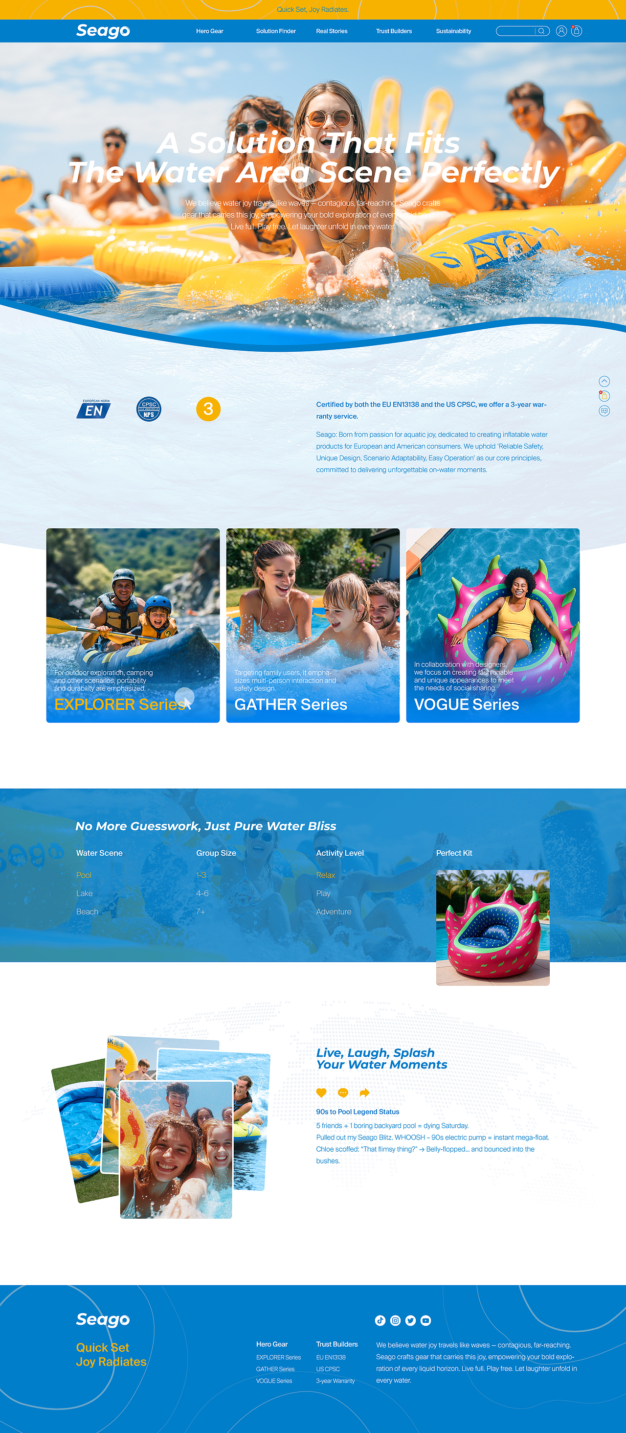 Seago 海外充气品牌视觉设计-应用AIGC工具链概念探索