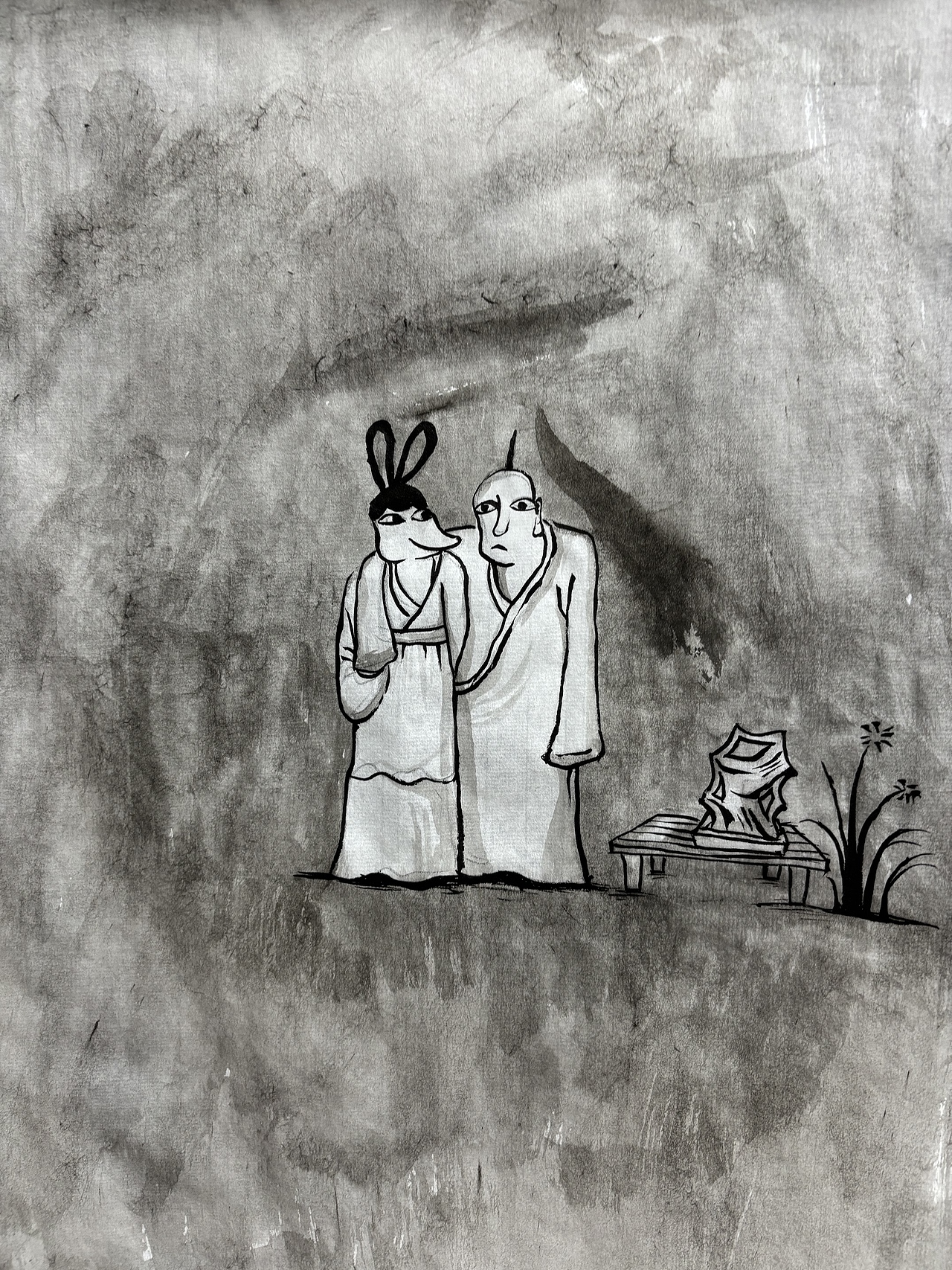 鉴历史之兴衰——水墨作品（图ZMzk0NTgwODY0） - 创作习作 - 站酷设计师郭新才MAX原创素材 - 站酷ZCOOL