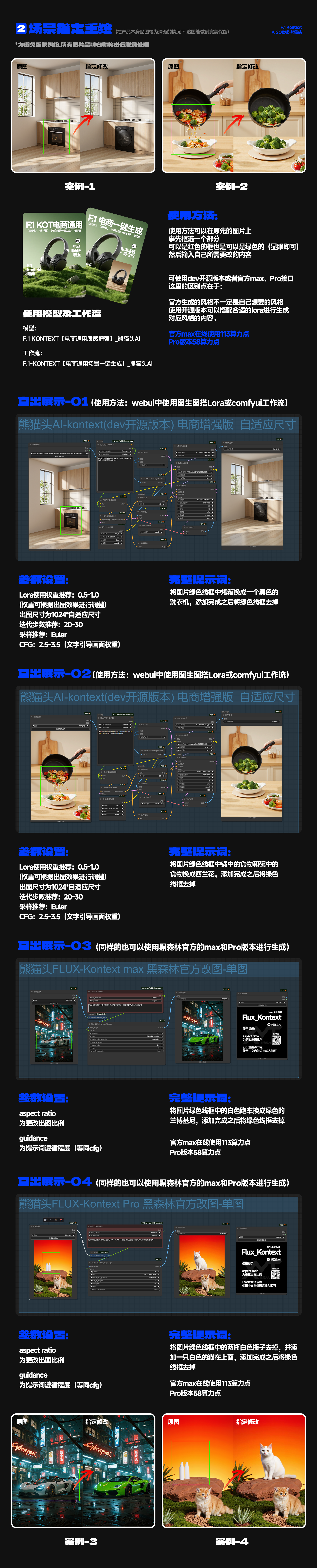 kontext电商实战应用教程（图ZMTUxNzkxMjg=） - 教程 - 站酷设计师熊猫头AI原创素材 - 站酷ZCOOL
