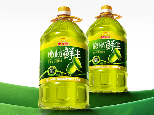 金龙鱼×戎鹤 | 鲜生系列调和油包装视觉升级