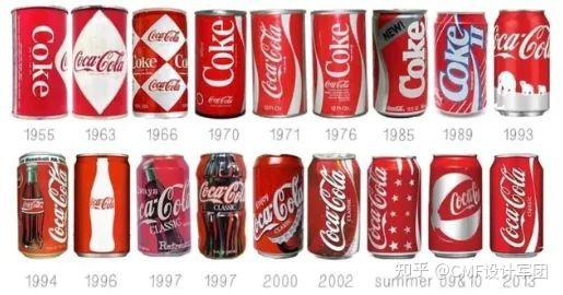 (可口可乐的包装设计则是稳定的红色)