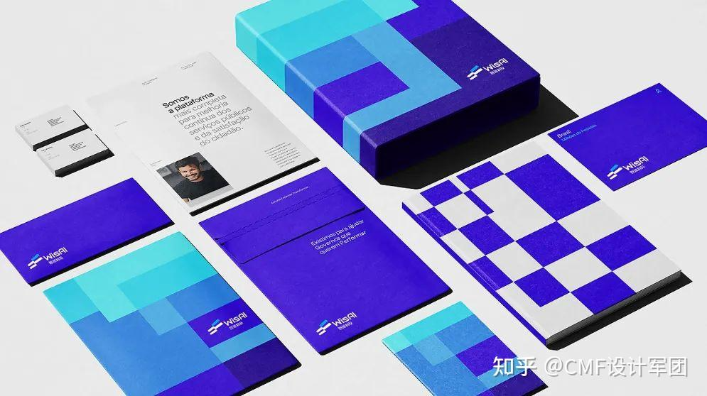 (我们设计的蓝色品牌客案)