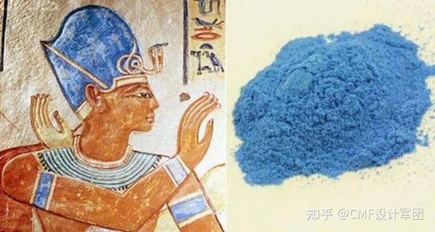 (古埃及壁画中的埃及爱跟硅酸钙铜)