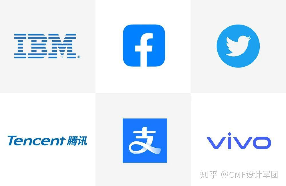 (知名的蓝色品牌)