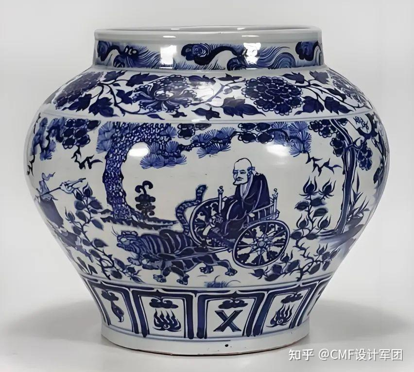 (拍出了2.3亿天价的鬼谷下山元青花)