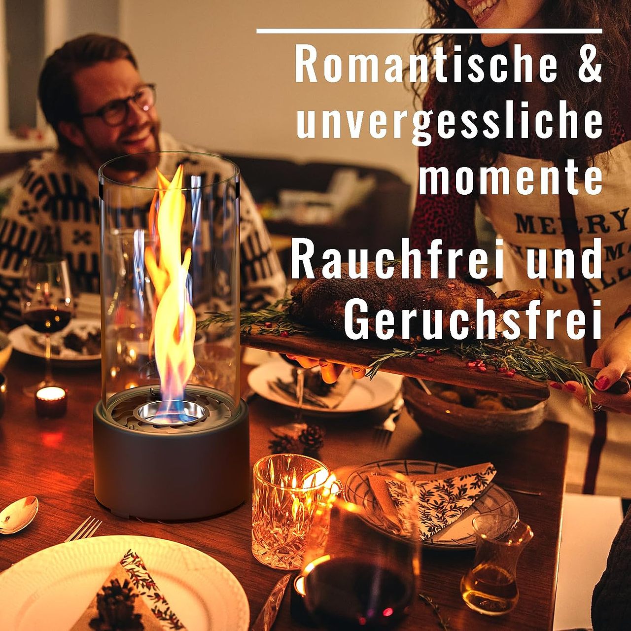 亚马逊桌面螺旋酒精壁炉