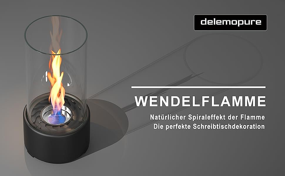 亚马逊桌面螺旋酒精壁炉