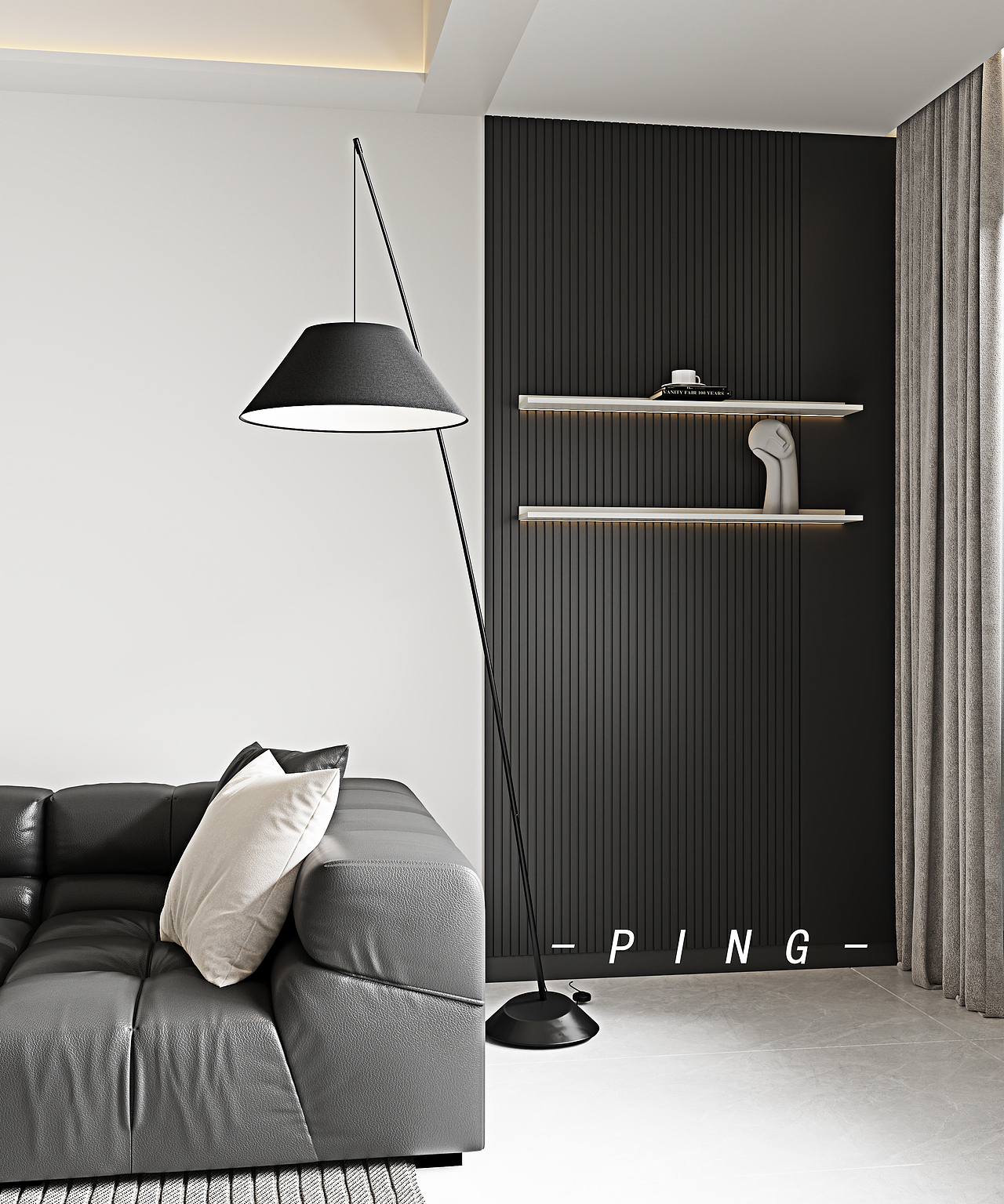 极简风客厅｜用减法装出高级感