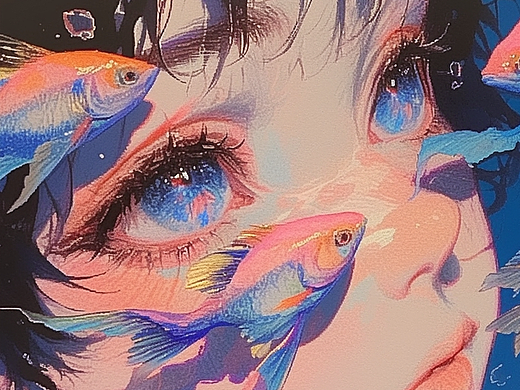 【视频】颜料在游动