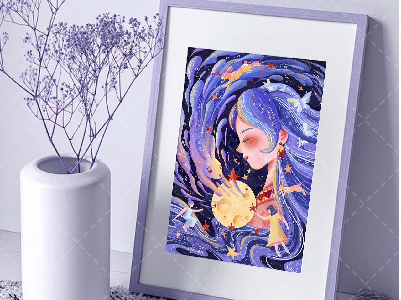 原创插画 | 梦幻拼贴风插画