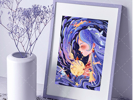 原创插画 | 梦幻拼贴风插画