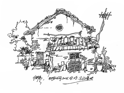 街景速写，关于风景建筑。