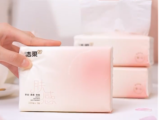 洁柔肤感纸巾产品视频