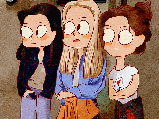 老友記（個(gè)人主頁(yè)-ZNzIzNDY1MDQ=） - 繪本 - 站酷設(shè)計(jì)師魚(yú)桂圓原創(chuàng)素材 - 站酷ZCOOL