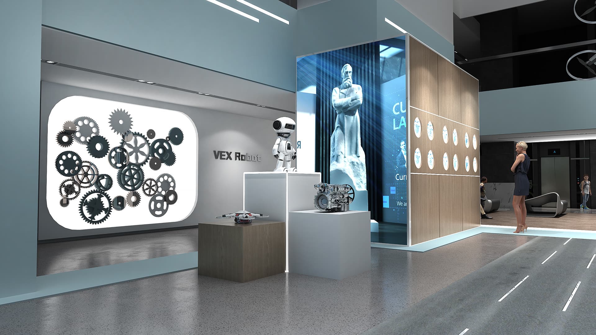 沉浸人工智能展厅，畅享智能科技互动盛宴-森克思科技（图ZMTUxODEzNDA=） - 观点 - 站酷设计师森克思科技原创素材 - 站酷ZCOOL