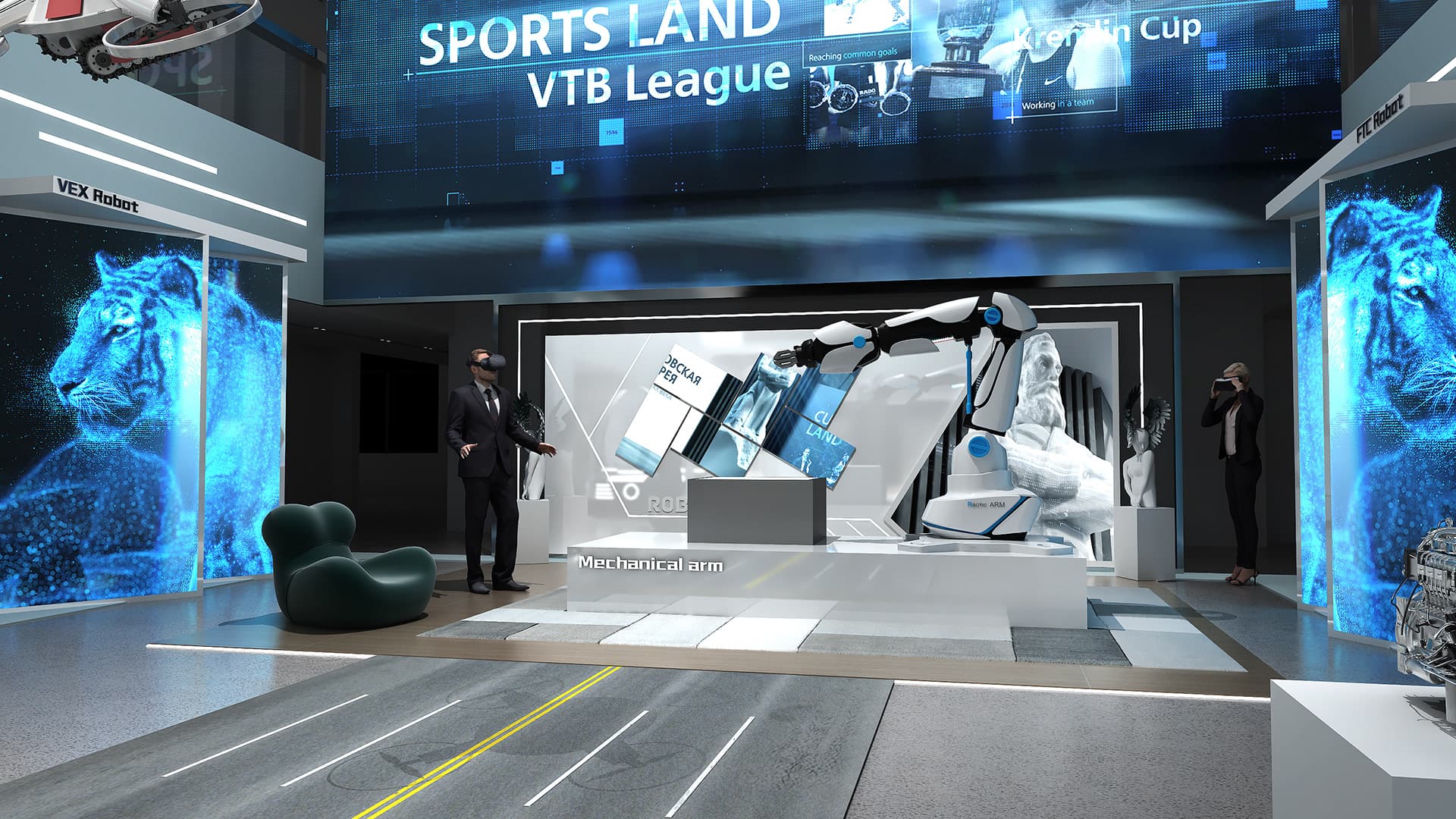 沉浸人工智能展厅，畅享智能科技互动盛宴-森克思科技（图ZMTUxODEzNDQ=） - 观点 - 站酷设计师森克思科技原创素材 - 站酷ZCOOL