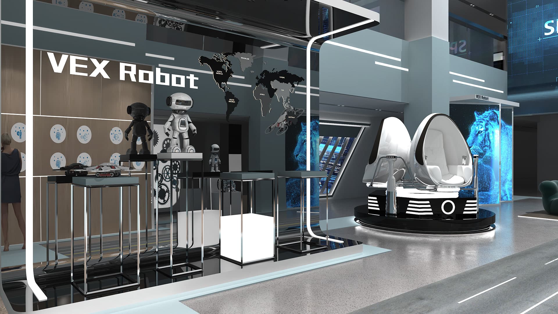 沉浸人工智能展厅，畅享智能科技互动盛宴-森克思科技（图ZMTUxODEzNDg=） - 观点 - 站酷设计师森克思科技原创素材 - 站酷ZCOOL