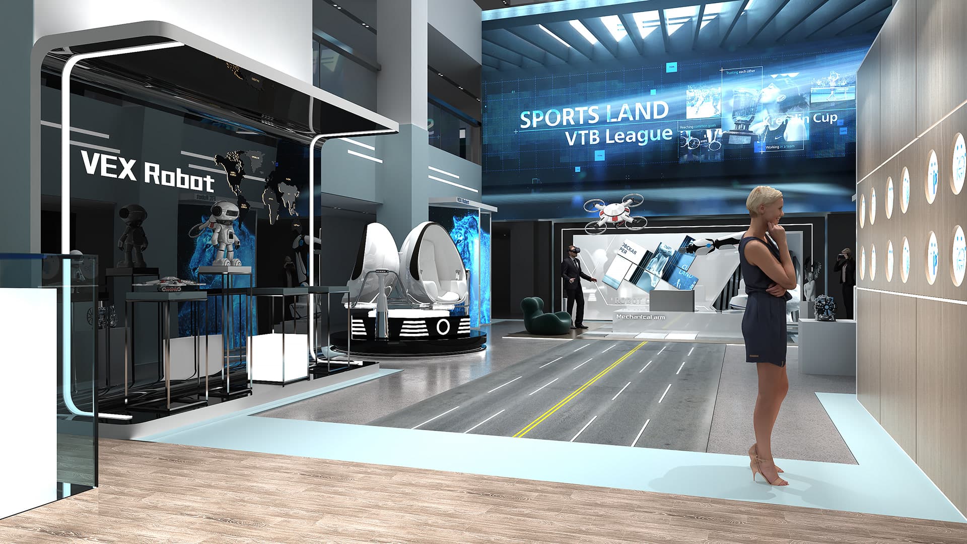 沉浸人工智能展厅，畅享智能科技互动盛宴-森克思科技（图ZMTUxODEzNjg=） - 观点 - 站酷设计师森克思科技原创素材 - 站酷ZCOOL