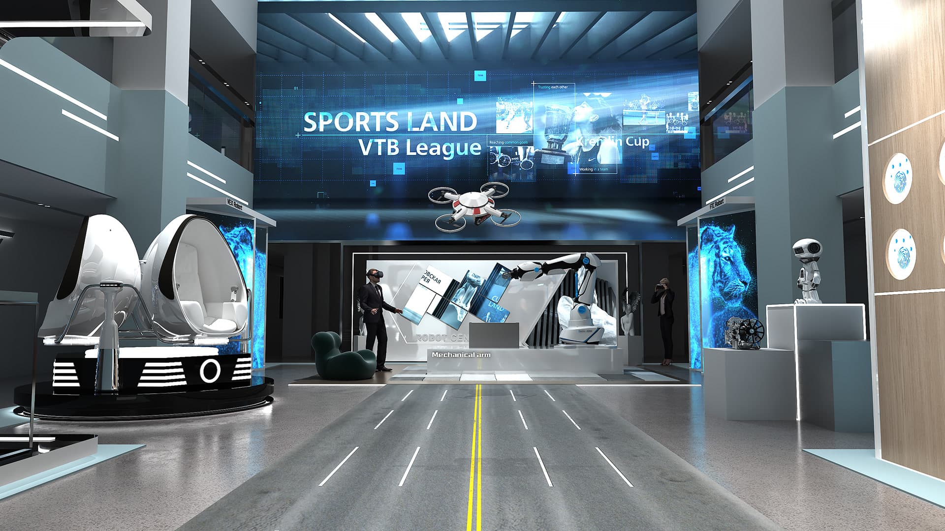 沉浸人工智能展厅，畅享智能科技互动盛宴-森克思科技（图ZMTUxODEzNzI=） - 观点 - 站酷设计师森克思科技原创素材 - 站酷ZCOOL