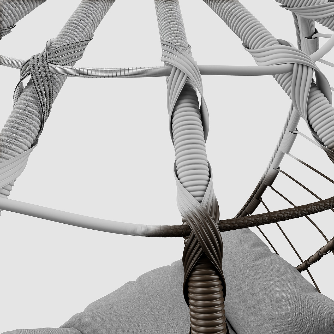 跨境电商  藤编建模+渲染+AI