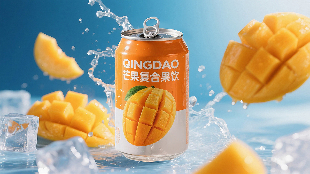 AI广告 芒果果饮（图ZMzk0NjM5OTQ4） - AI作品 - 站酷设计师笔头菜原创素材 - 站酷ZCOOL