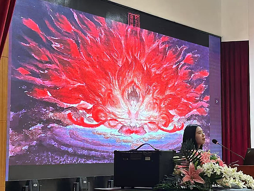 哪吒2片头概念设计原画《火莲花》幕后|新国画水墨动画