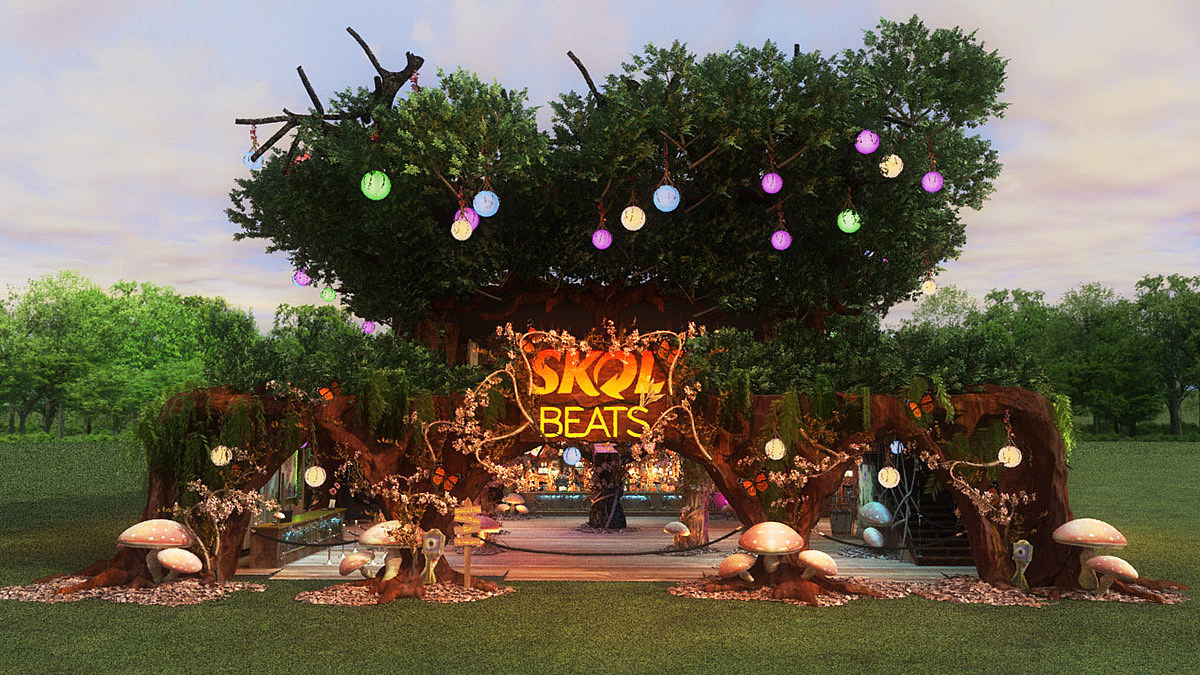 欧美森林风美陈设计 | 超有氛围的唯美童话世界