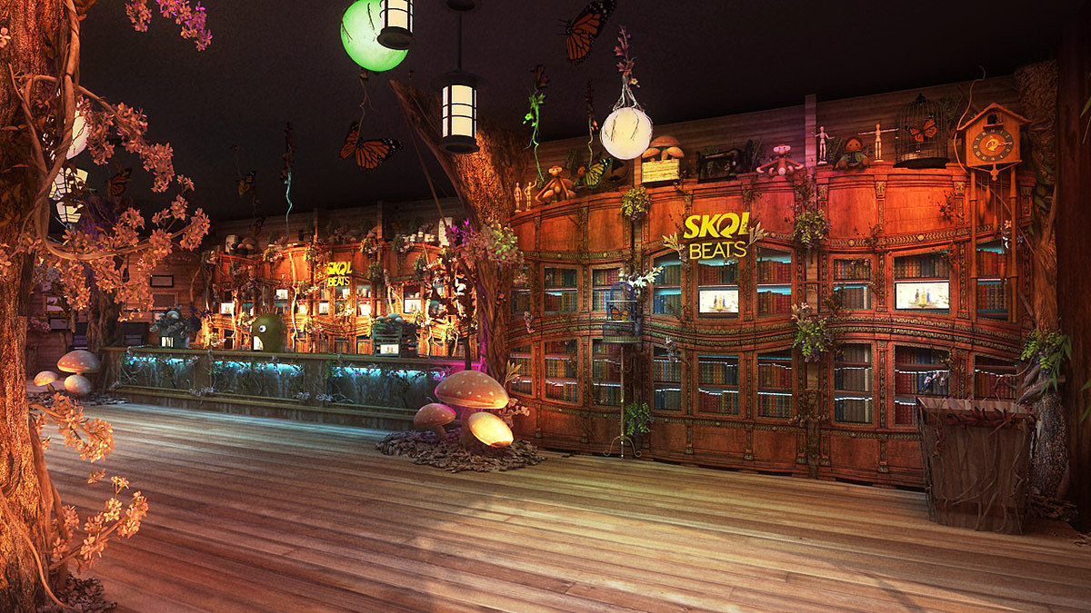 欧美森林风美陈设计 | 超有氛围的唯美童话世界