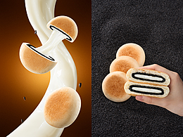 美食摄影|豪士黑芝麻麻薯面包拍摄