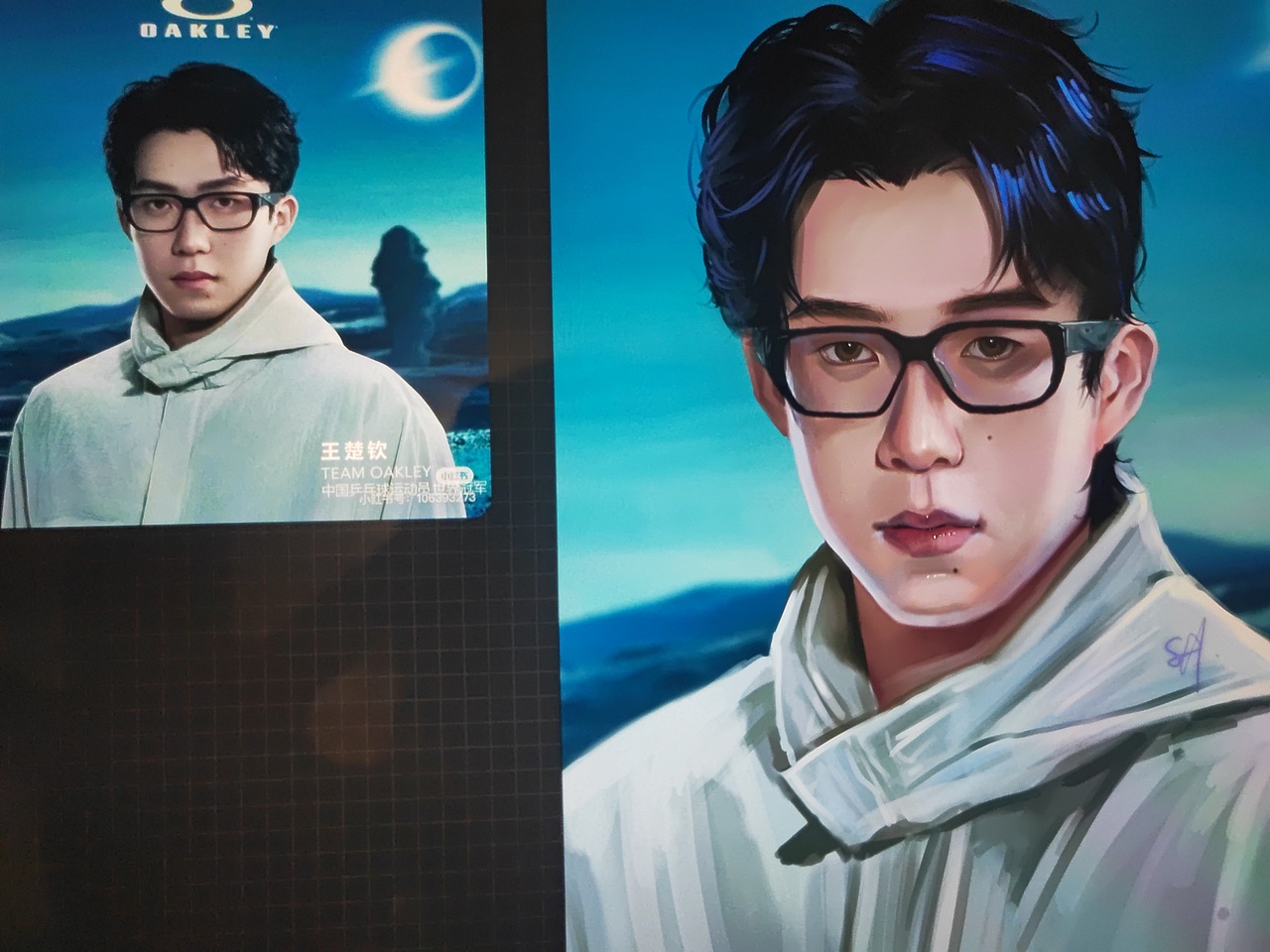 王楚钦人物厚涂练习约稿