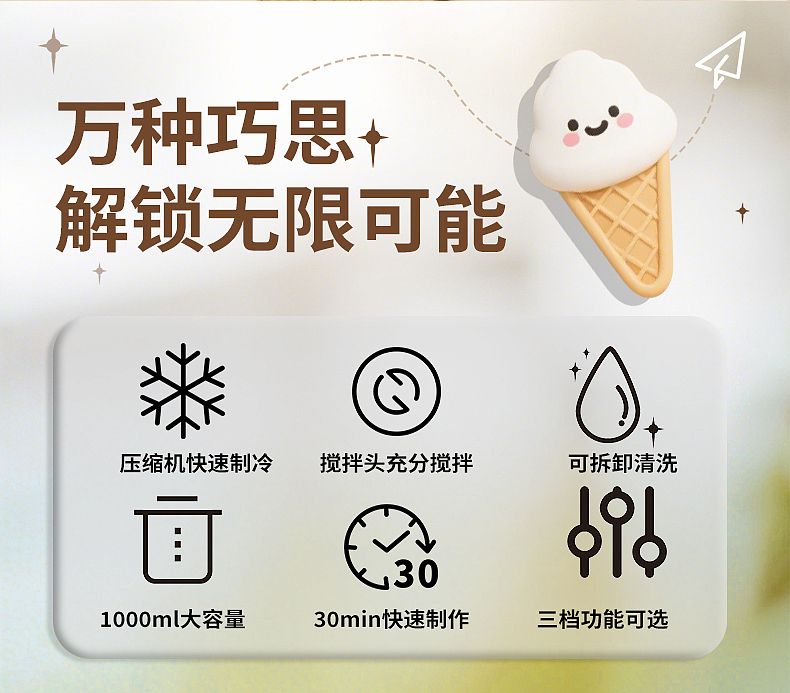 冰淇淋机电商详情渲染学习