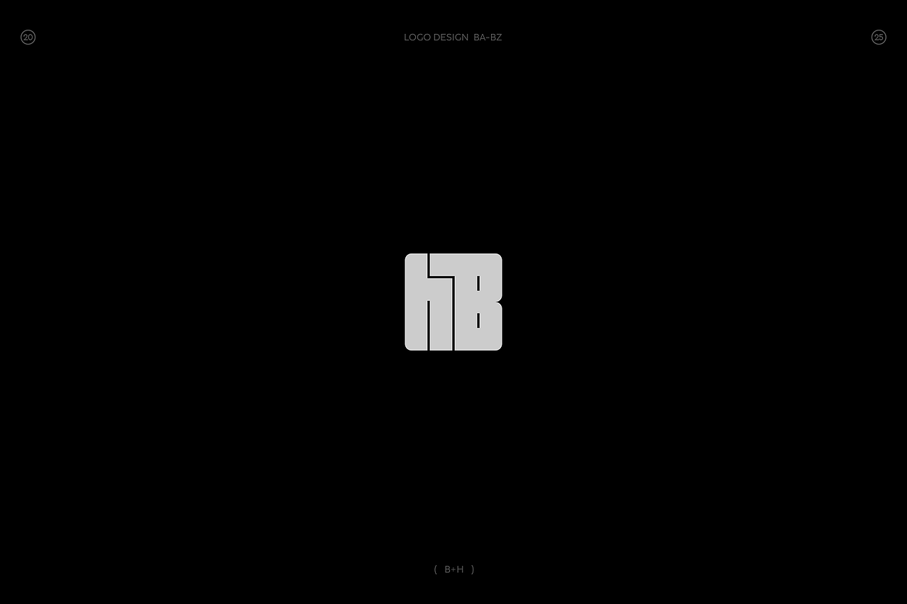 极简字母组合图形logo（B篇）（图ZMzk0Njc2OTU2） - Logo - 站酷设计师酷比品牌设计原创素材 - 站酷ZCOOL