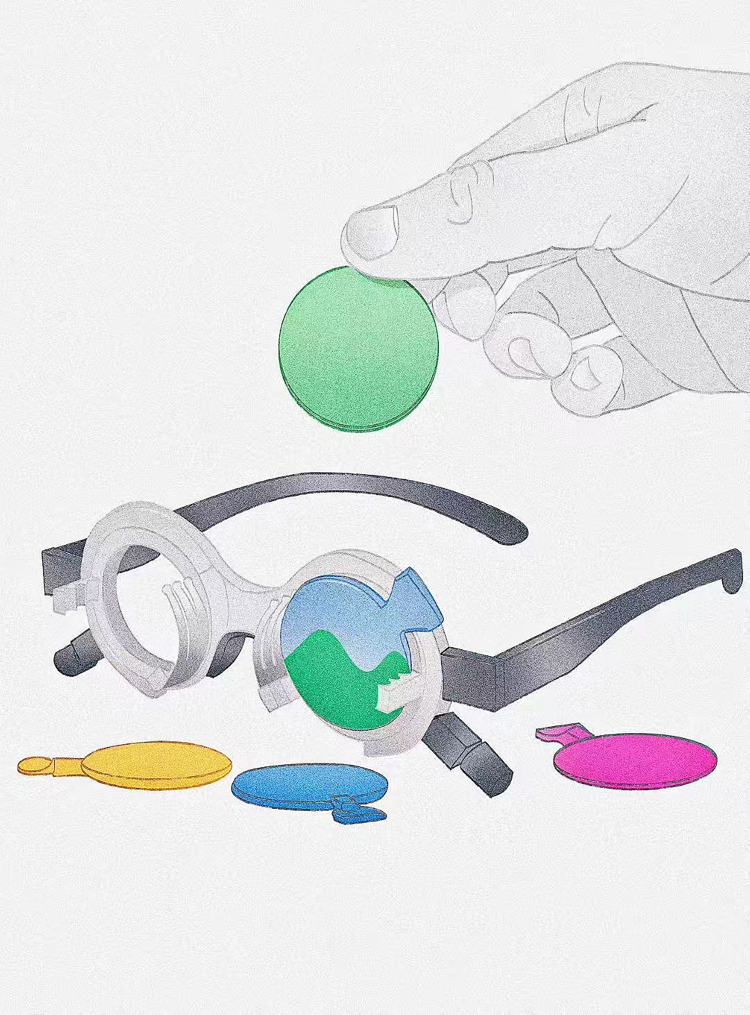 2025 ·《痕迹》系列插画 11（图ZMzk0Njc5MjA4） - 创作习作 - 站酷设计师Magicle原创素材 - 站酷ZCOOL