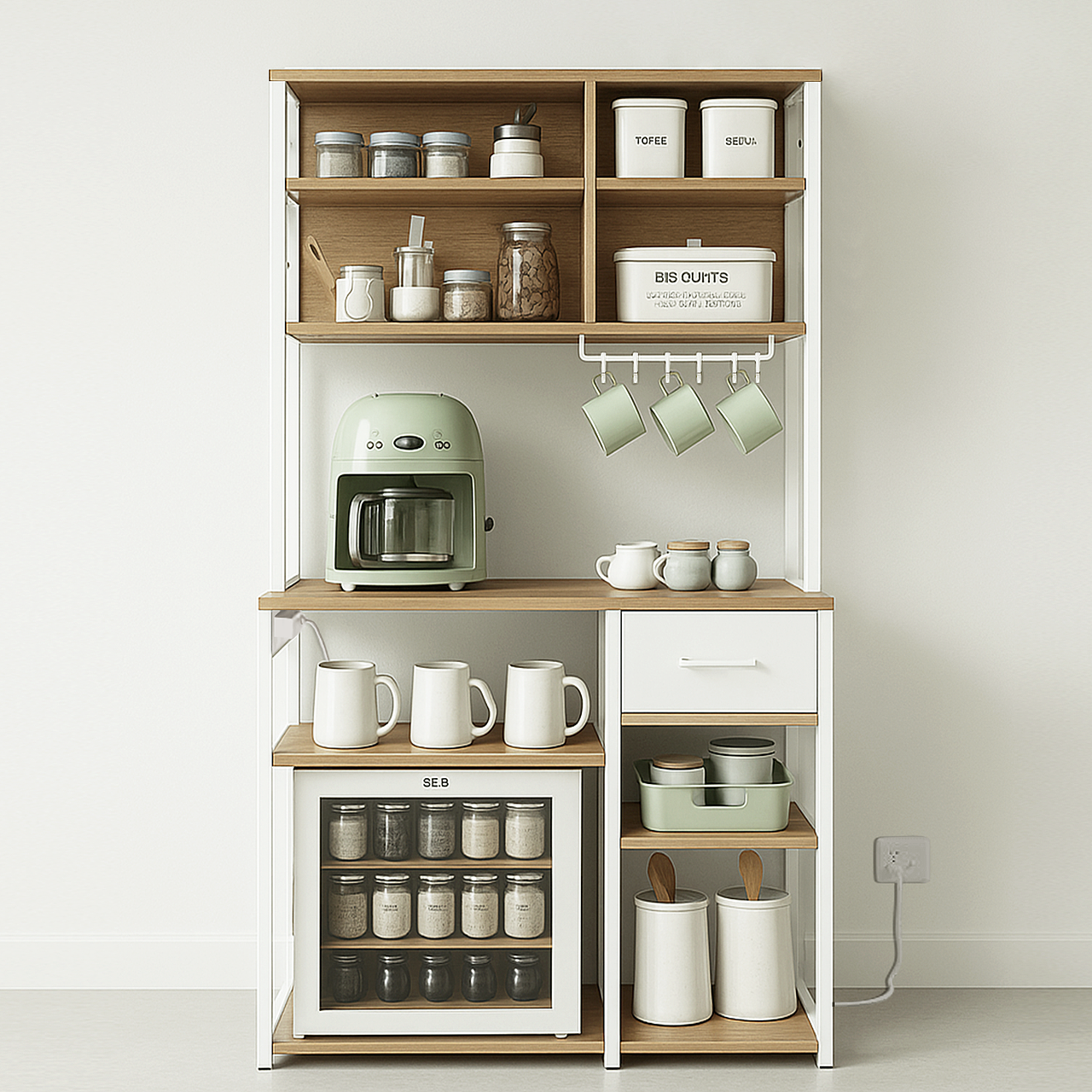 应用AIGC-亚马逊家具厨房收纳柜