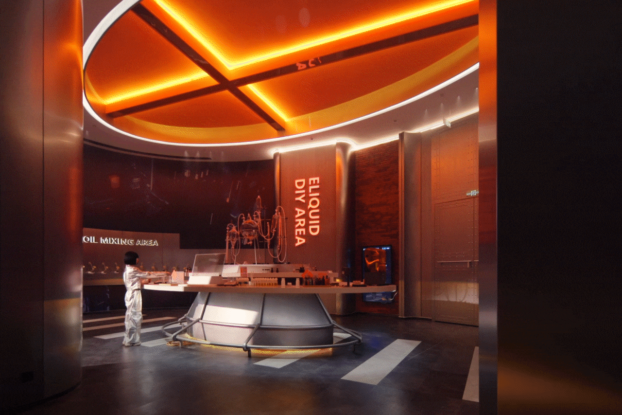 GEEK VAPE 博物馆 | GANGAN WORKS（图ZMzk0Njc5ODE2） - 商业空间设计 - 站酷设计师Ganganstudio原创素材 - 站酷ZCOOL