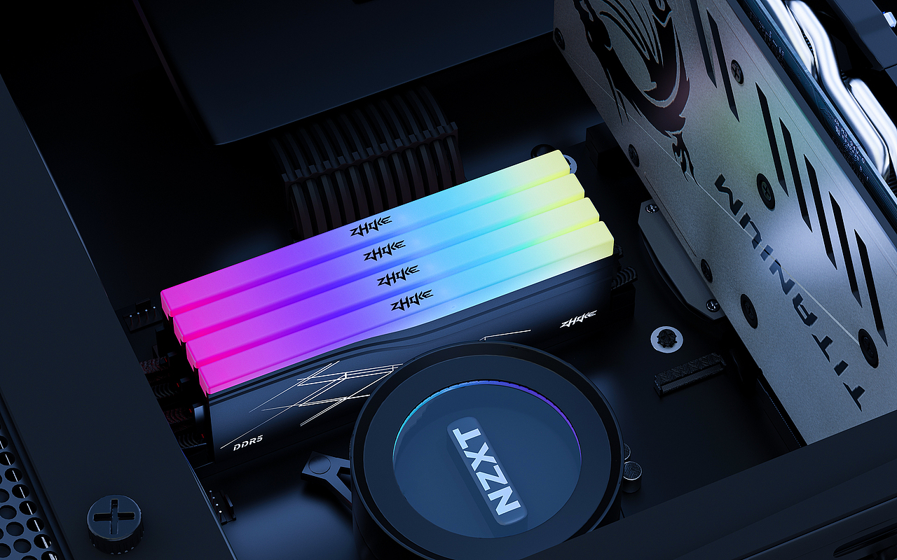 场景渲染 | DDR5琉光RGB内存