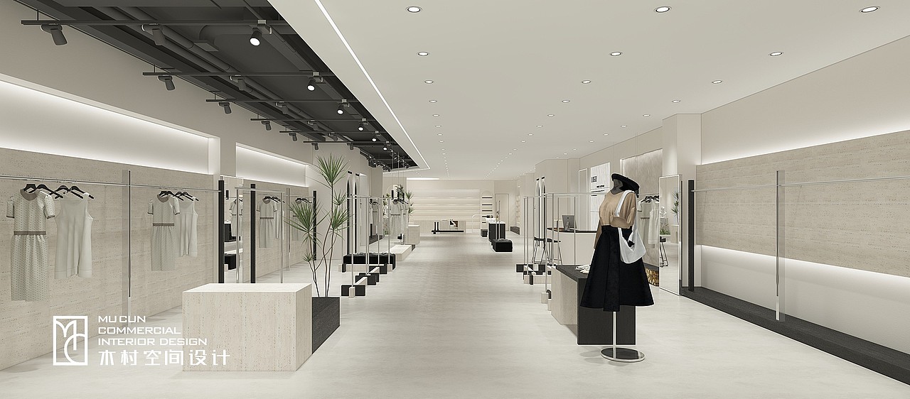 极简即奢华!探索「暗黑系」高级时装店极致空间美学