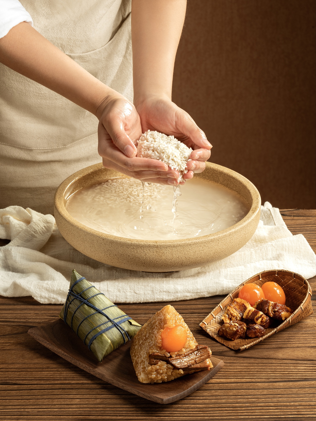 仟吉KenGee×春生生画｜粽香归田园 手作见自然（图ZMzk0NzA0ODg0） - 美食摄影 - 站酷设计师春生生画原创素材 - 站酷ZCOOL