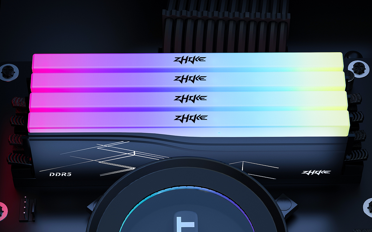 场景渲染 | DDR5琉光RGB内存
