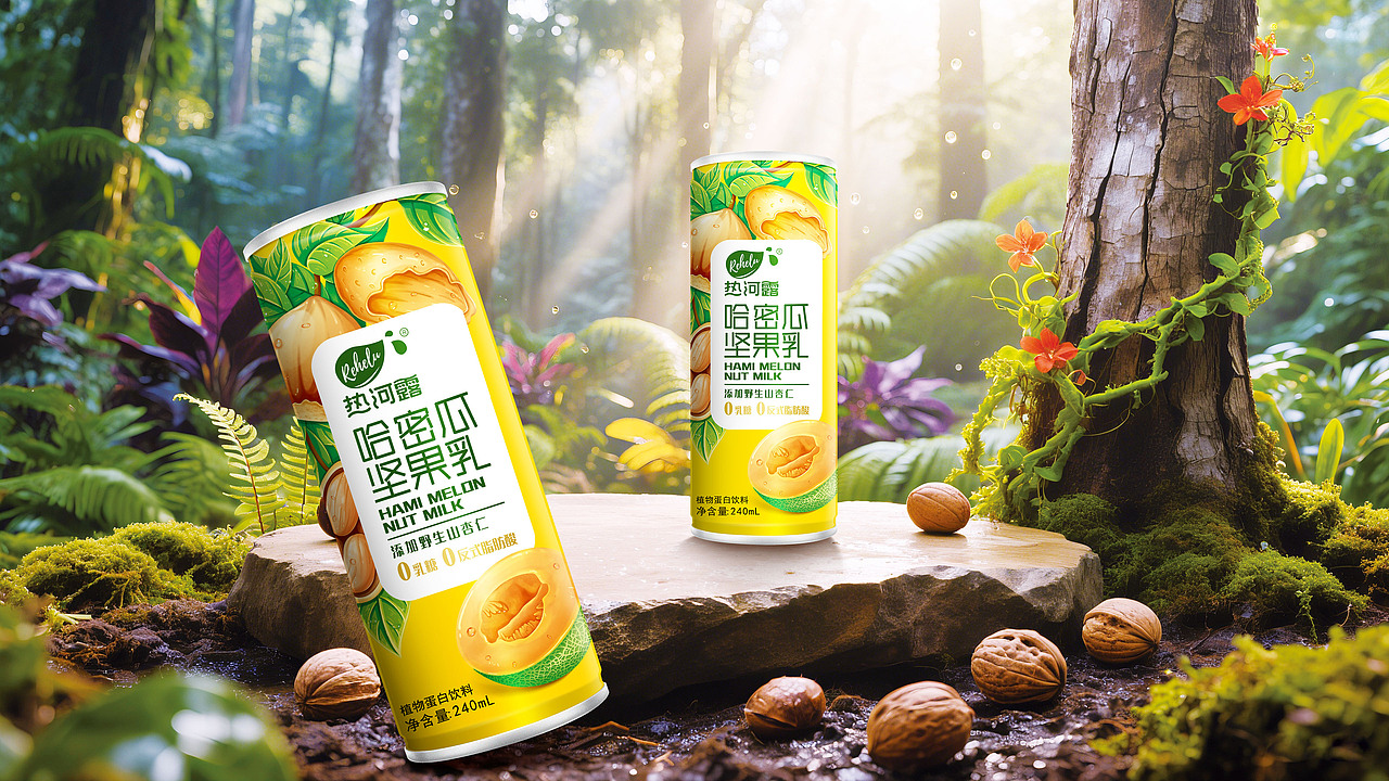 哈密瓜坚果乳