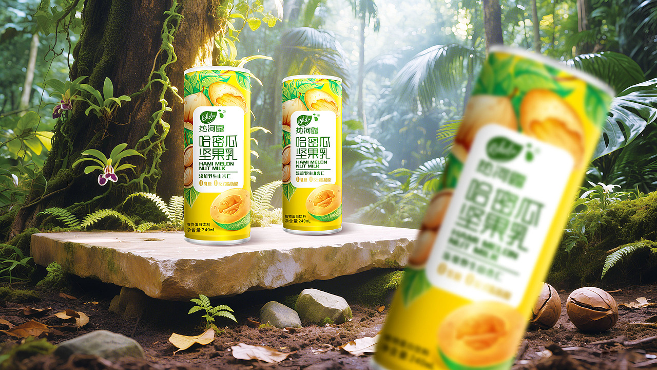 哈密瓜坚果乳