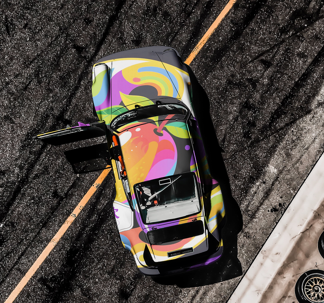 集帅鲜茶饮字体设计