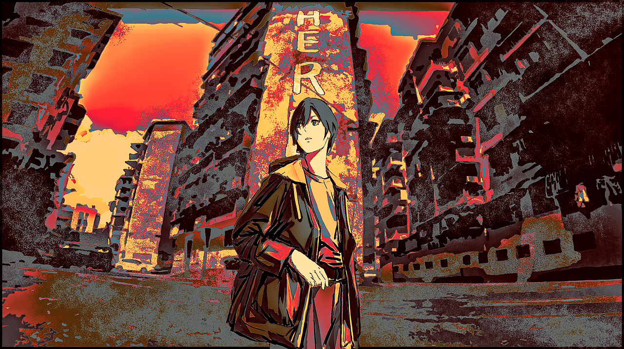 sketchbook板绘练习 人设创作